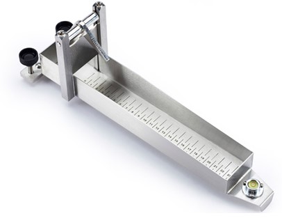 Bostwick mechanical consistometer for semi-liquid foodstuffs