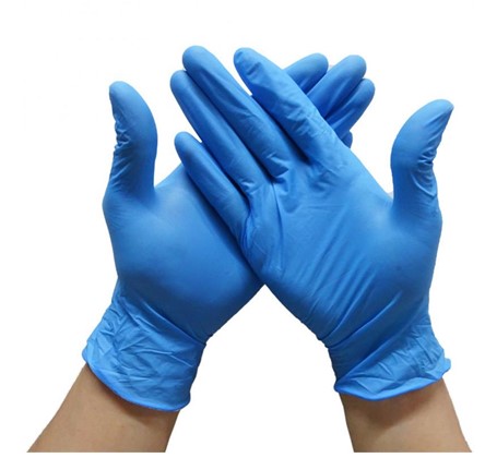 Disposable nitrile gloves (packing 100 pieces)