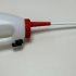 Drencher for feeding calves with a rigid probe
