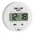 ROTILABO® timers with countdown / countdown, white